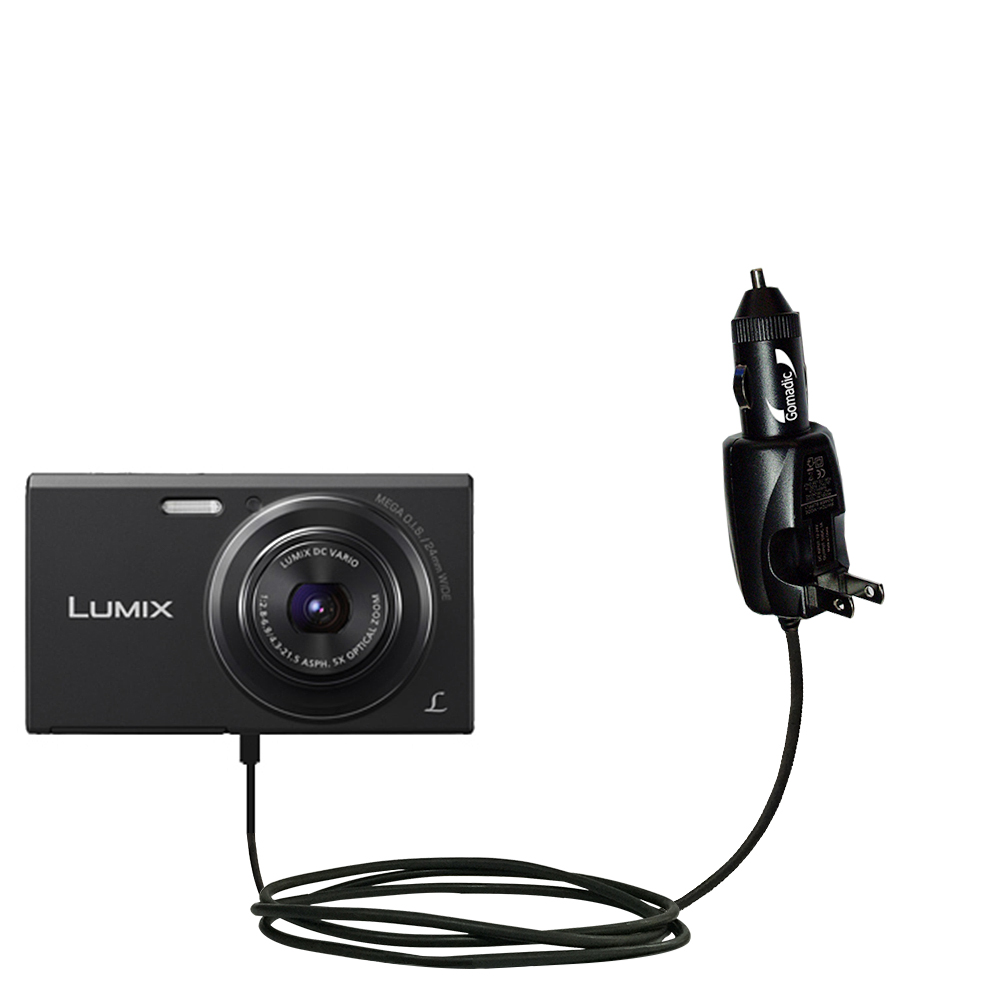 Car & Home 2 in 1 Charger compatible with the Panasonic Lumix DMC-FH10K