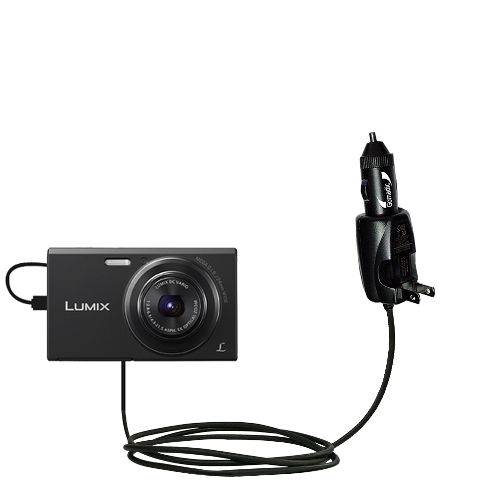 Car & Home 2 in 1 Charger compatible with the Panasonic Lumix DMC-FS50