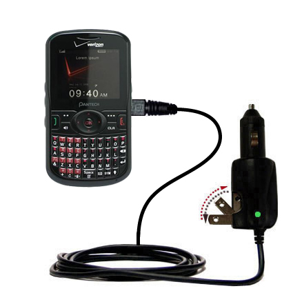 Car & Home 2 in 1 Charger compatible with the Pantech CAPER