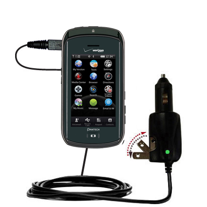Car & Home 2 in 1 Charger compatible with the Pantech CDM8999