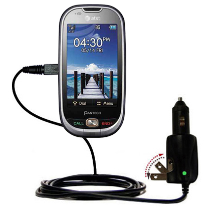 Car & Home 2 in 1 Charger compatible with the Pantech Ease