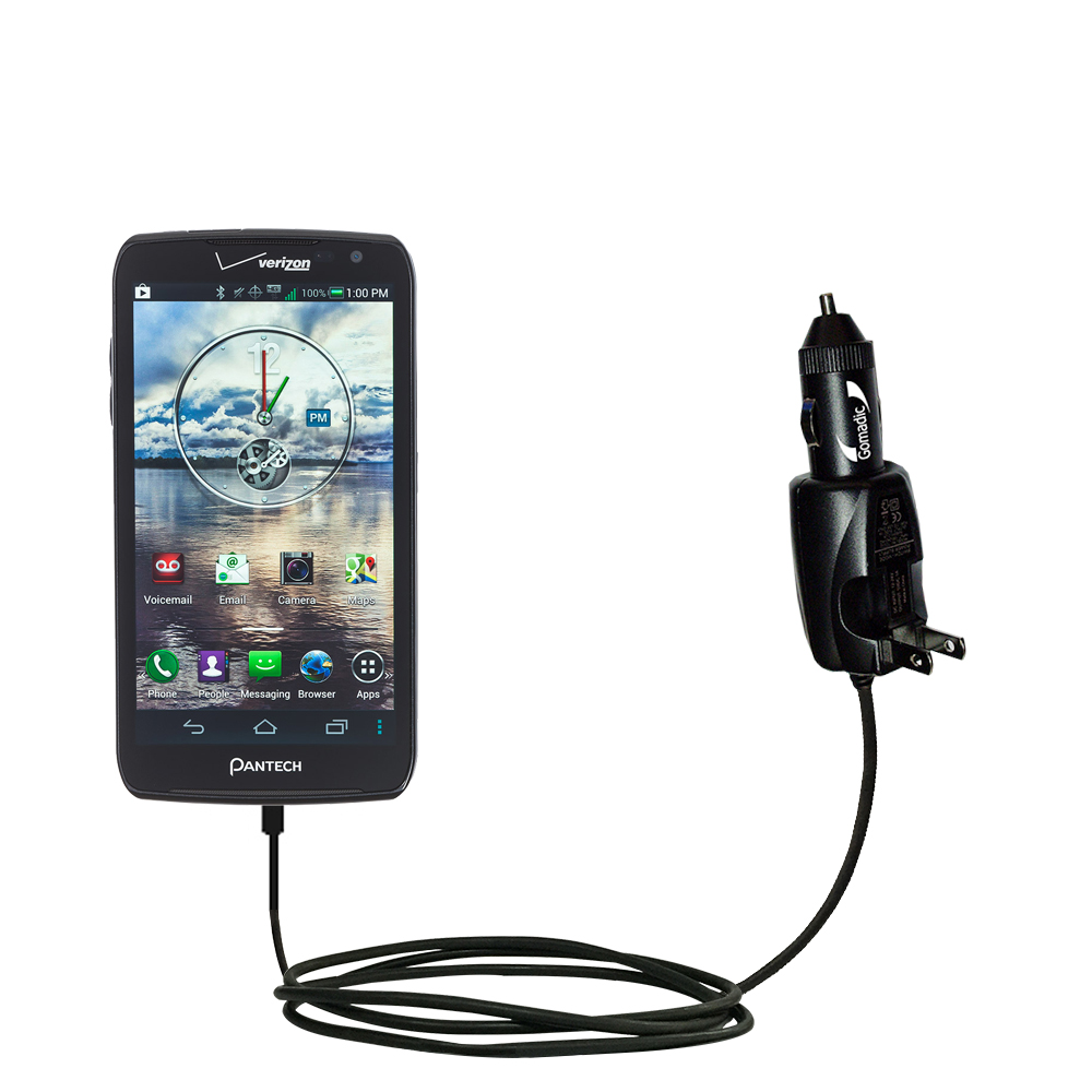 Car & Home 2 in 1 Charger compatible with the Pantech Perception