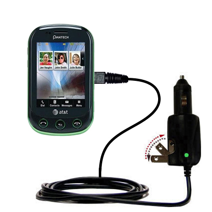Car & Home 2 in 1 Charger compatible with the Pantech Pursuit II