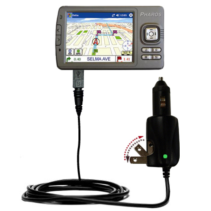 Car & Home 2 in 1 Charger compatible with the Pharos 505