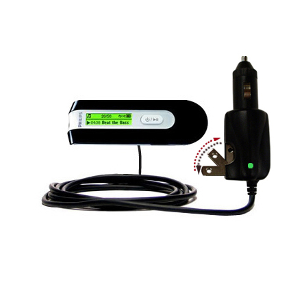 Car & Home 2 in 1 Charger compatible with the Philips GoGear SA2104/37