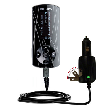 Car & Home 2 in 1 Charger compatible with the Philips GoGear SA4415