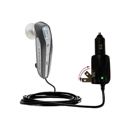 Car & Home 2 in 1 Charger compatible with the Plantronics Discovery 665