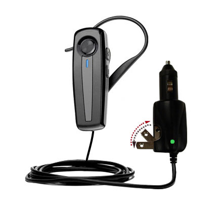 Car & Home 2 in 1 Charger compatible with the Plantronics Explorer 210