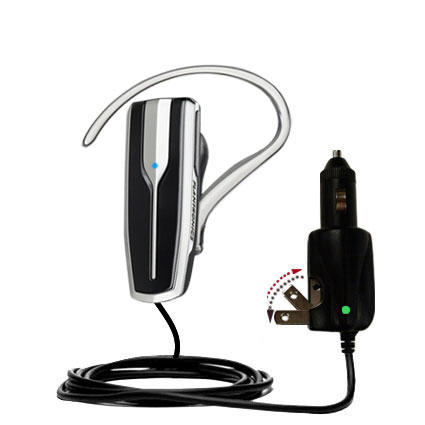 Car & Home 2 in 1 Charger compatible with the Plantronics Explorer 395