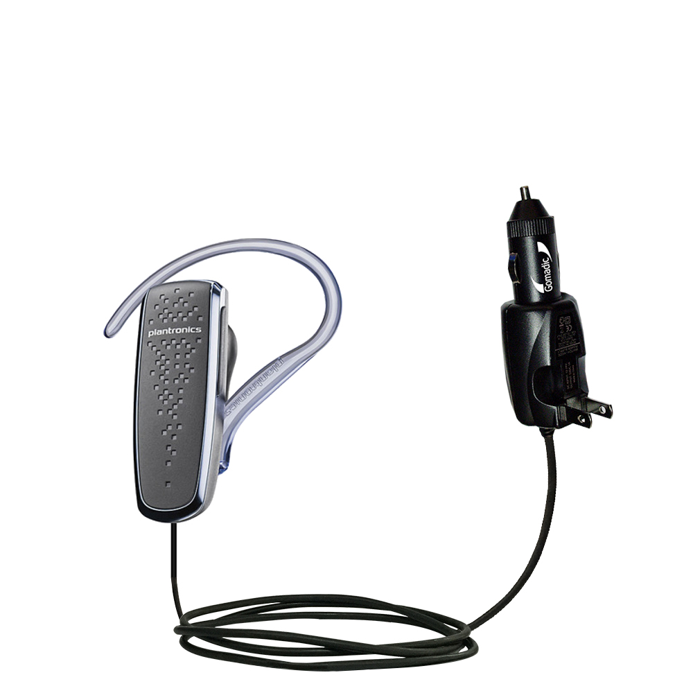 Car & Home 2 in 1 Charger compatible with the Plantronics M50