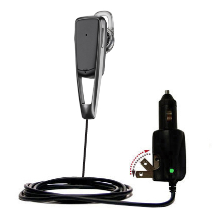 Car & Home 2 in 1 Charger compatible with the Plantronics Savor M1100