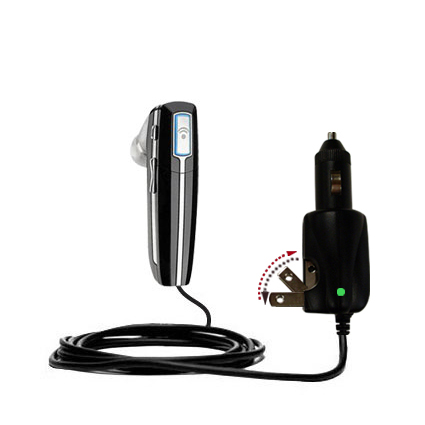 Car & Home 2 in 1 Charger compatible with the Plantronics Voyager 815