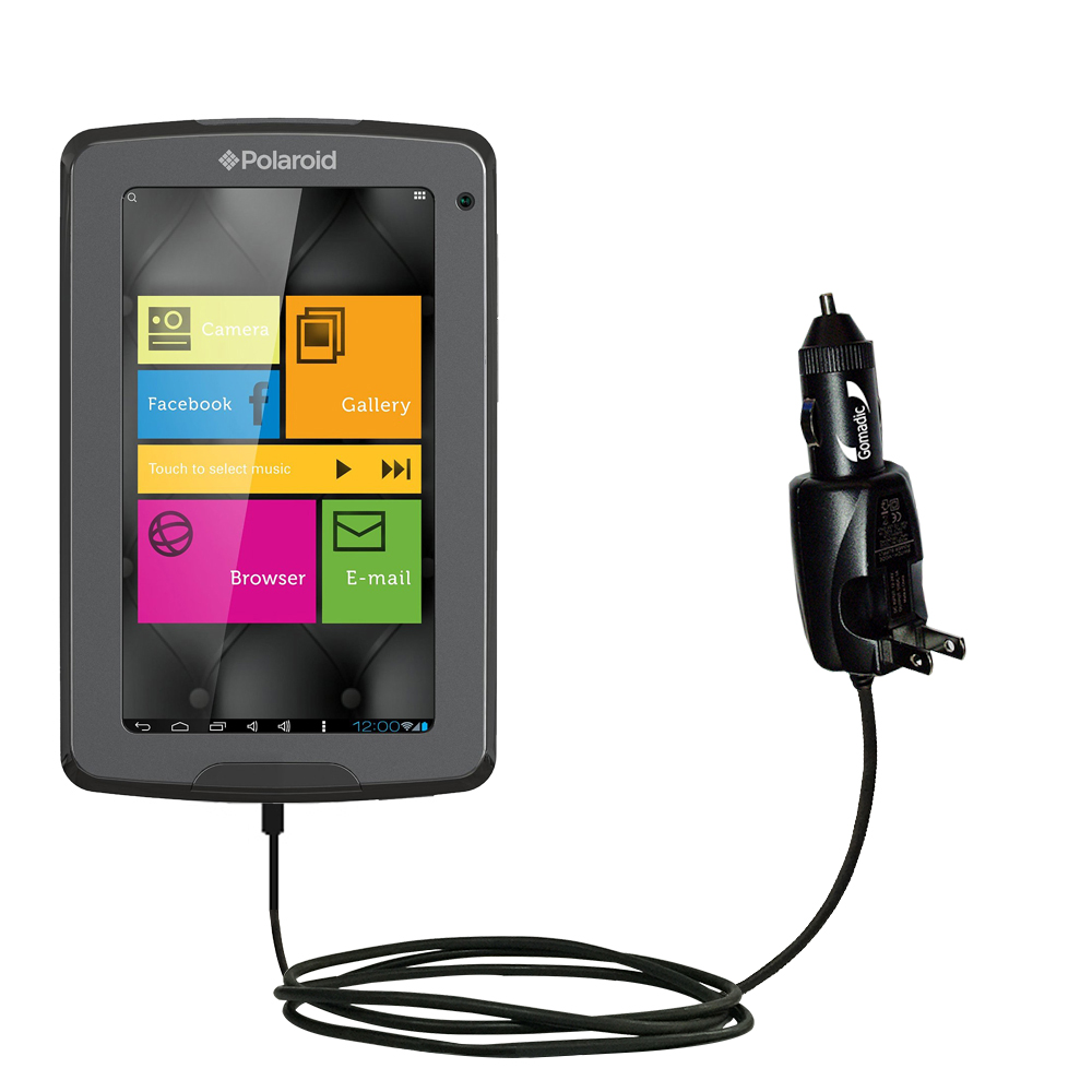 Car & Home 2 in 1 Charger compatible with the Polaroid Tablet PMID4311