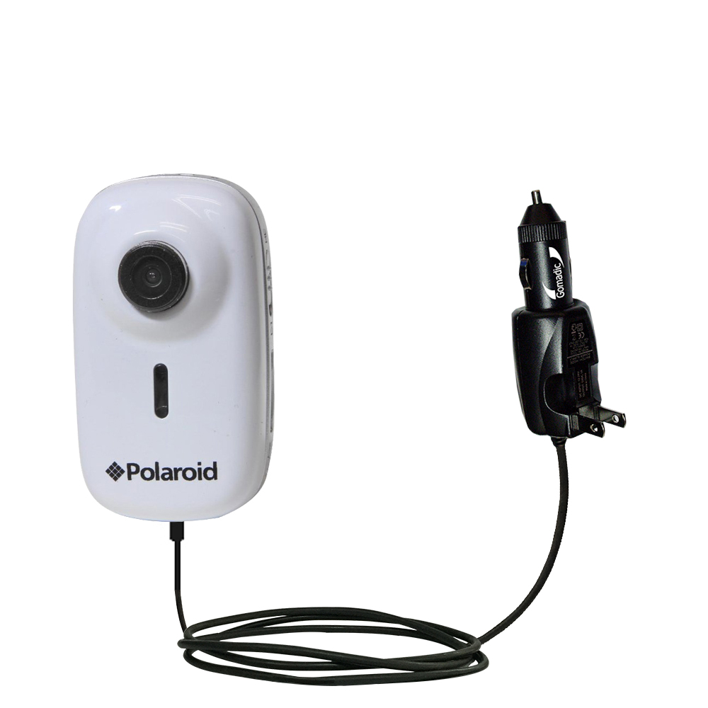 Car & Home 2 in 1 Charger compatible with the Polaroid XS10
