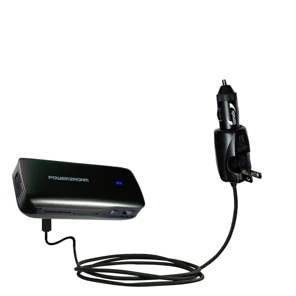 Car & Home 2 in 1 Charger compatible with the Power2Roam P2R-100