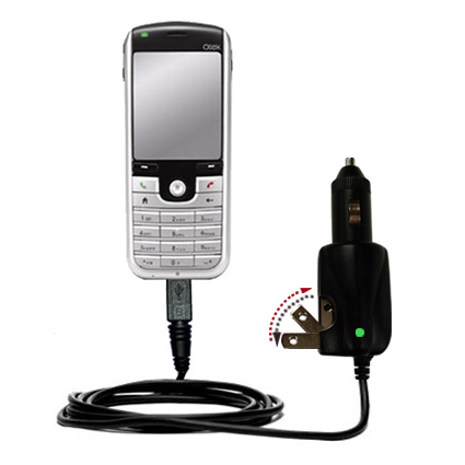 Car & Home 2 in 1 Charger compatible with the Qtek 8020 Smartphone