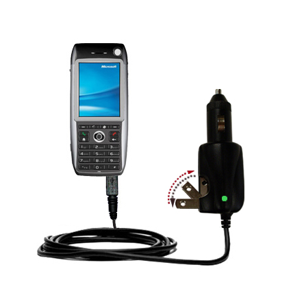 Car & Home 2 in 1 Charger compatible with the Qtek 8600