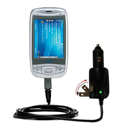 Car & Home 2 in 1 Charger compatible with the Qtek 9100
