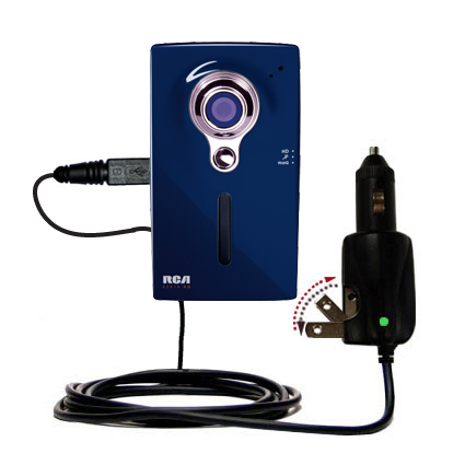 Car & Home 2 in 1 Charger compatible with the RCA EZ219HD Small Wonder Digital Camcorders