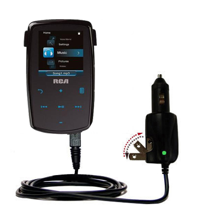 Car & Home 2 in 1 Charger compatible with the RCA M3804 Lyra Digital Media Player