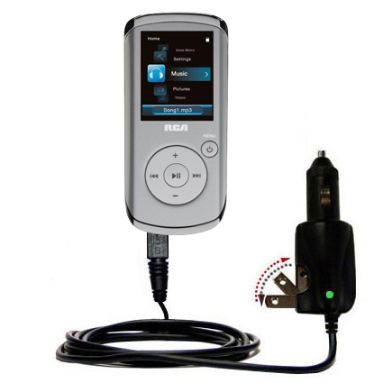 Car & Home 2 in 1 Charger compatible with the RCA M4102 Opal Digital Media Player