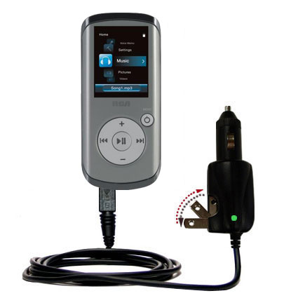 Car & Home 2 in 1 Charger compatible with the RCA M4202 OPAL Digital Media Player