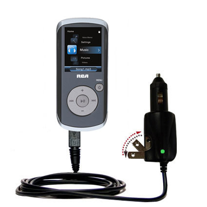 Car & Home 2 in 1 Charger compatible with the RCA M4208 OPAL Digital Media Player