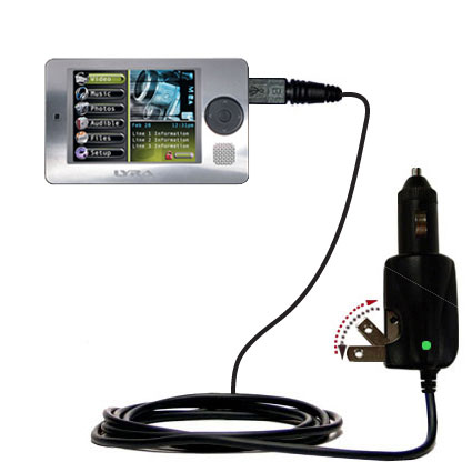 Car & Home 2 in 1 Charger compatible with the RCA X3000 LYRA Media Player