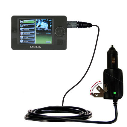 Car & Home 2 in 1 Charger compatible with the RCA X3030 LYRA Media Player