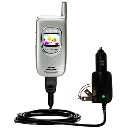 Car & Home 2 in 1 Charger compatible with the Samsung A420