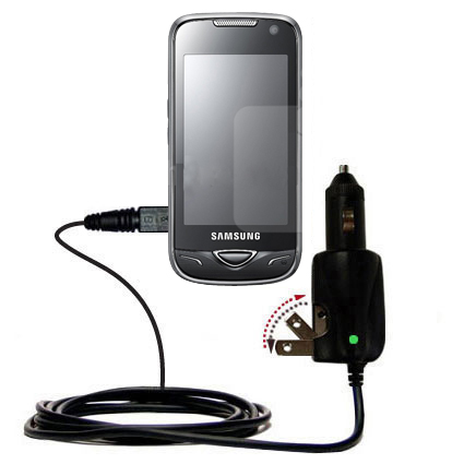 Car & Home 2 in 1 Charger compatible with the Samsung B7722