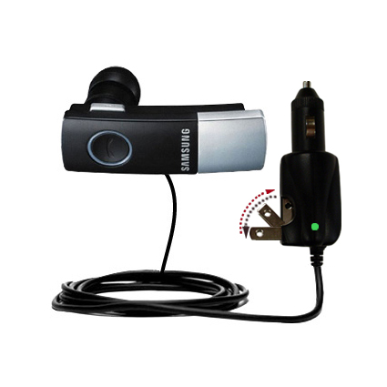 Car & Home 2 in 1 Charger compatible with the Samsung Bluetooth Headset WEP410