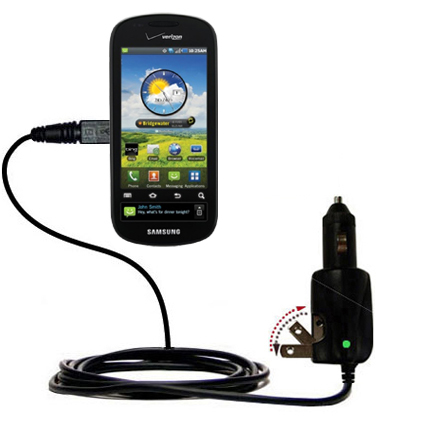 Car & Home 2 in 1 Charger compatible with the Samsung Continuum