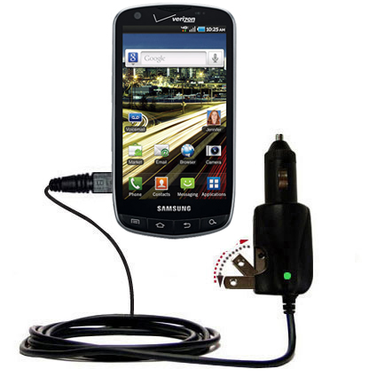 Car & Home 2 in 1 Charger compatible with the Samsung Droid Charge