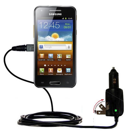 Car & Home 2 in 1 Charger compatible with the Samsung Galaxy Beam / I8530