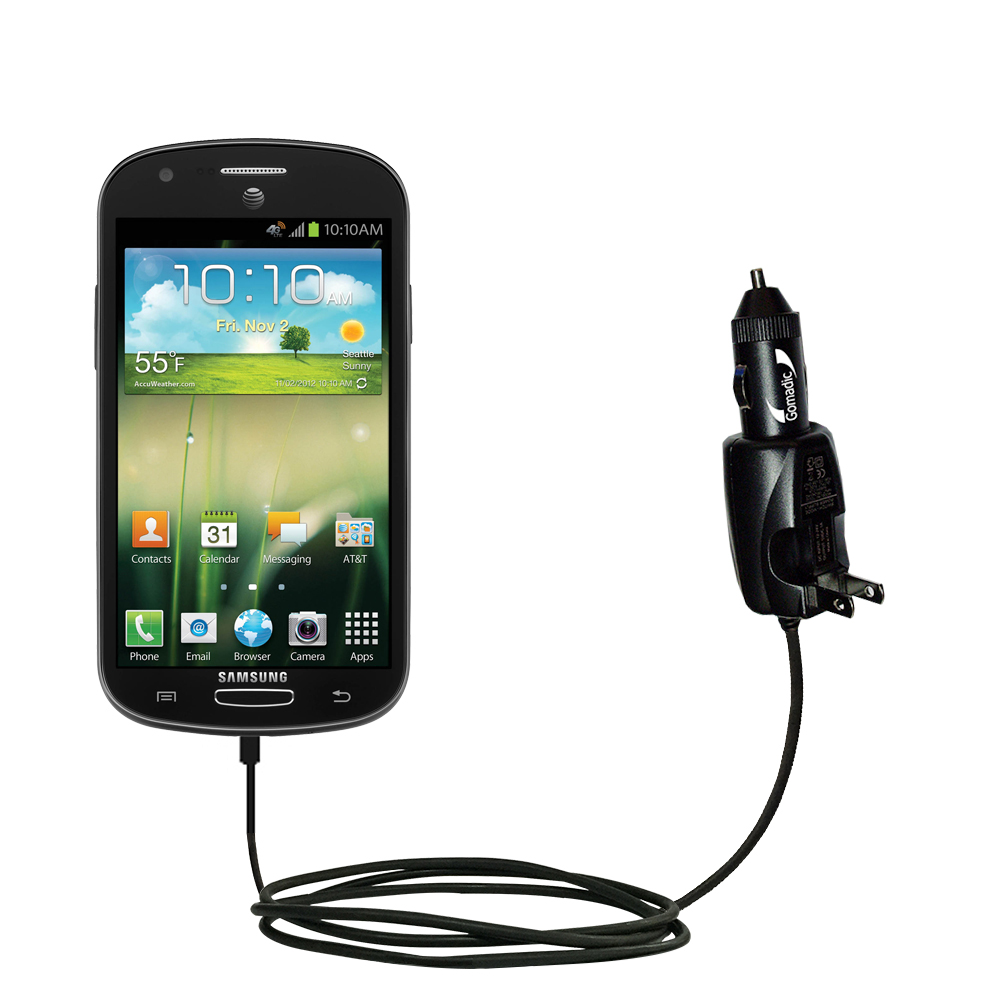 Car & Home 2 in 1 Charger compatible with the Samsung Galaxy Express I437