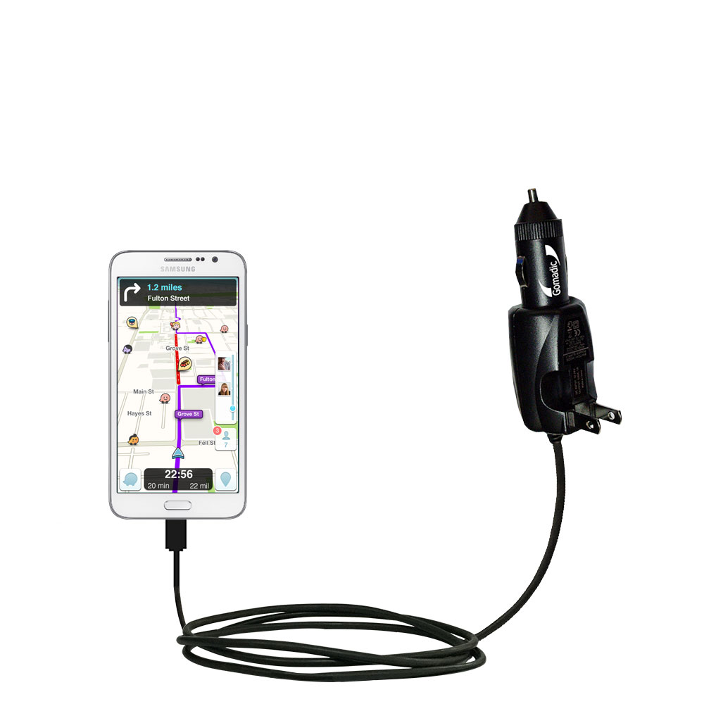 Car & Home 2 in 1 Charger compatible with the Samsung Galaxy Grand Max
