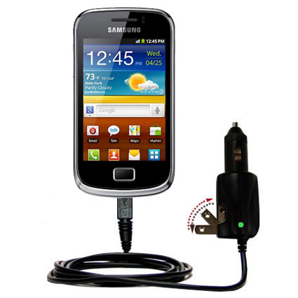 Car & Home 2 in 1 Charger compatible with the Samsung Galaxy Mini 2