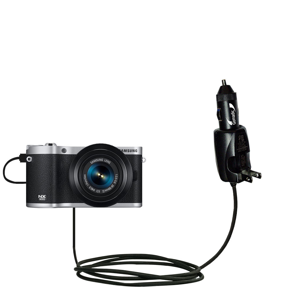 Car & Home 2 in 1 Charger compatible with the Samsung Galaxy NX300