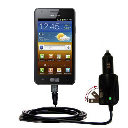 Car & Home 2 in 1 Charger compatible with the Samsung Galaxy R
