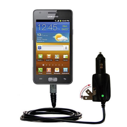 Car & Home 2 in 1 Charger compatible with the Samsung Galaxy R Style