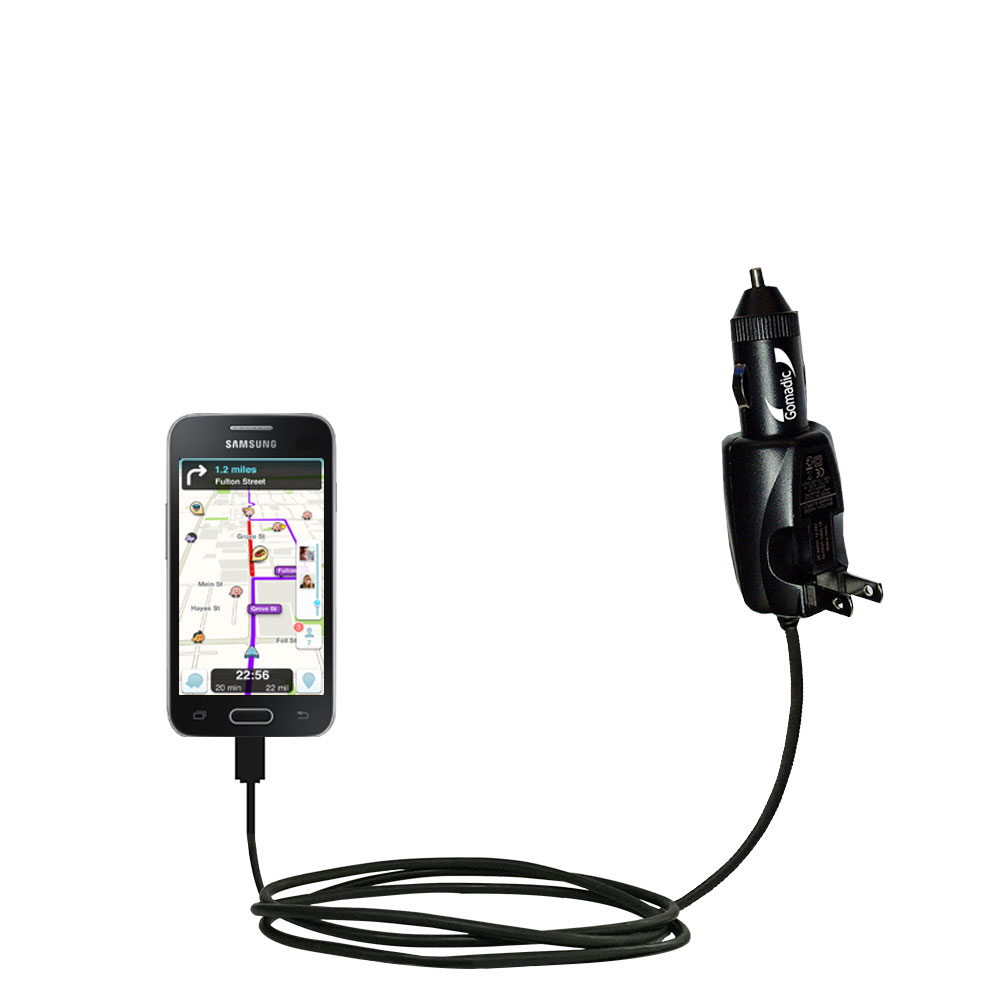 Car & Home 2 in 1 Charger compatible with the Samsung Galaxy V