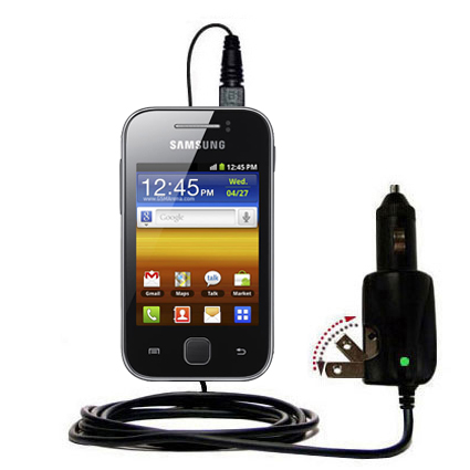 Car & Home 2 in 1 Charger compatible with the Samsung Galaxy Y