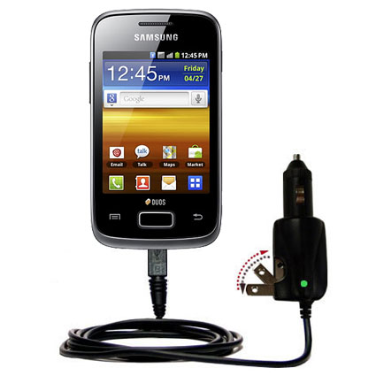 Car & Home 2 in 1 Charger compatible with the Samsung Galaxy Y DUOS