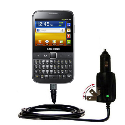 Car & Home 2 in 1 Charger compatible with the Samsung Galaxy Y Pro
