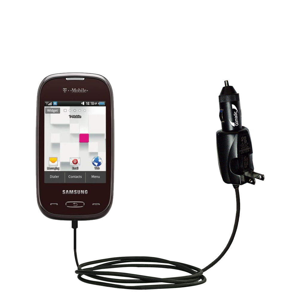 Car & Home 2 in 1 Charger compatible with the Samsung Gravity Q