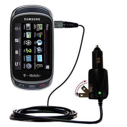 Car & Home 2 in 1 Charger compatible with the Samsung Gravity T