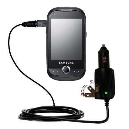 Car & Home 2 in 1 Charger compatible with the Samsung GT-B5310R