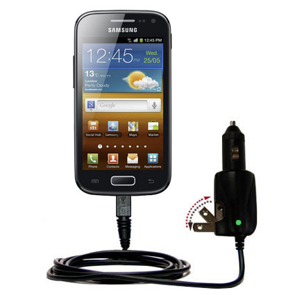 Car & Home 2 in 1 Charger compatible with the Samsung GT-I8160