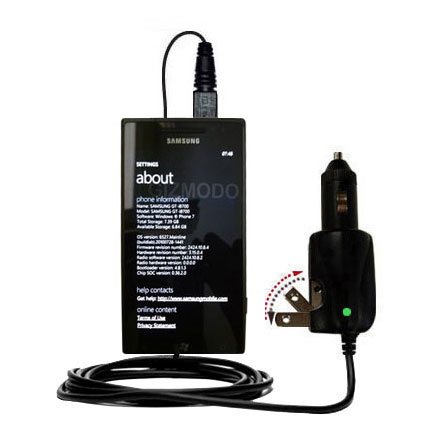 Car & Home 2 in 1 Charger compatible with the Samsung GT-I8700